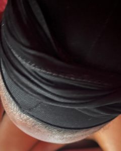 “Silk press protected after workout in Miami Lakes, Florida.”